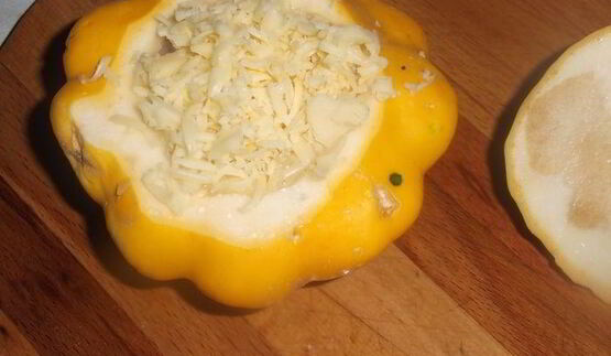 патиссон с сыром в микроволновке