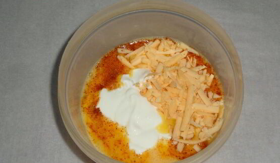 цветная капуста с яйцом на сковороде