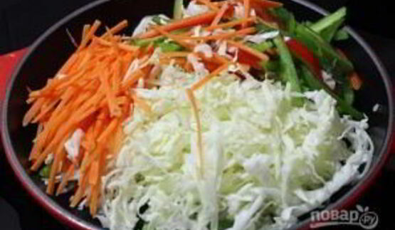 тушеная капуста по-китайски