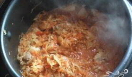 тушеная капуста в мультиварке-скороварке