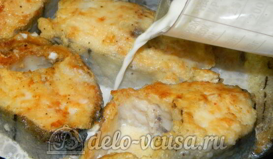 тушеная пикша