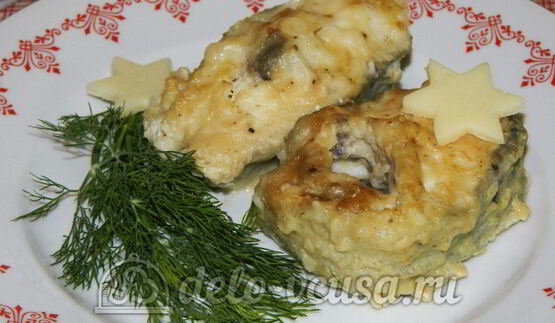 тушеная пикша