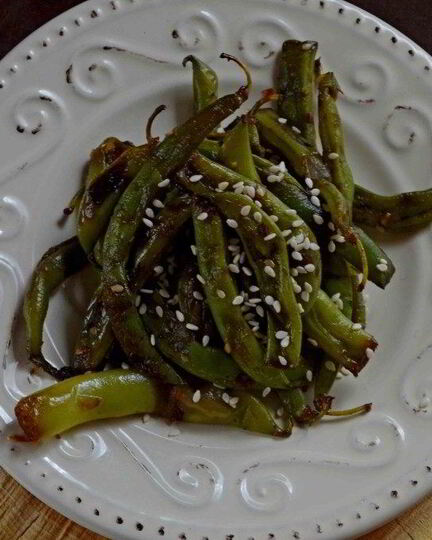 Рецепт жареной стручковой фасоли