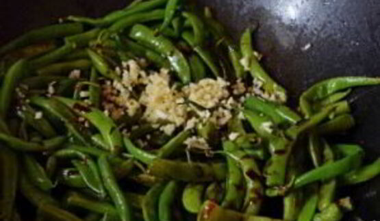 жареная стручковая фасоль