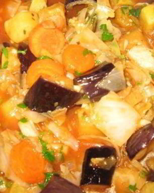 Овощной гарнир с репой