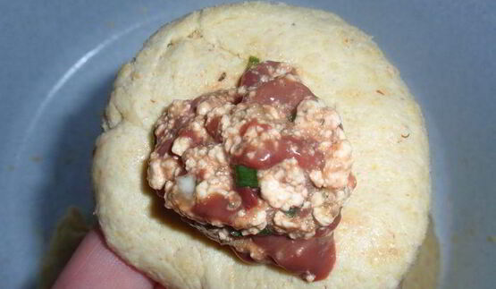 баоцзы с печенью и творогом