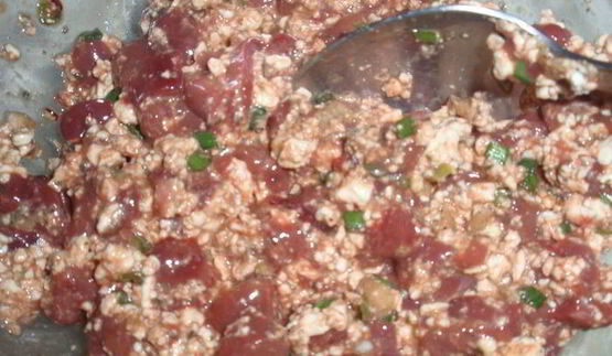 баоцзы с печенью и творогом