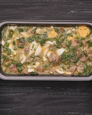 Дроб с куриной печенью