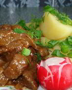 Говяжья печень по-восточному