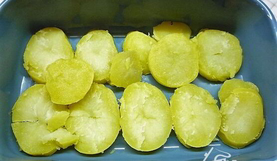 гратен с печенью индейки