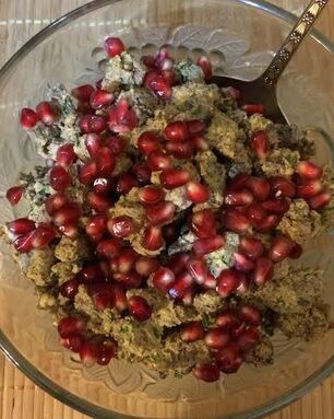 Кучмачи — печень и сердце курицы с орехами