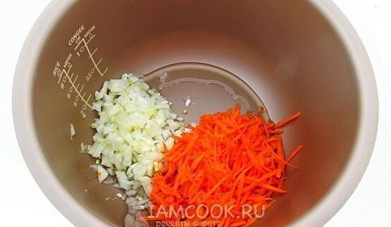 куриная печень с гречкой в мультиварке