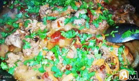 куриная печень в белом вине