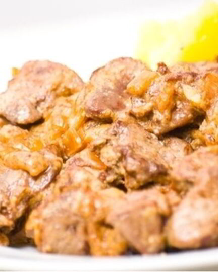 Рецепт куриной печени в сырном соусе