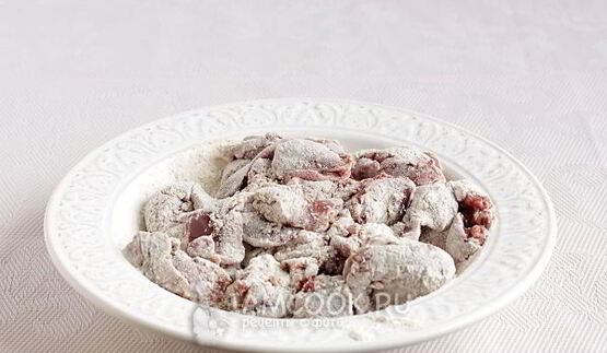 куриная печень жареная с луком