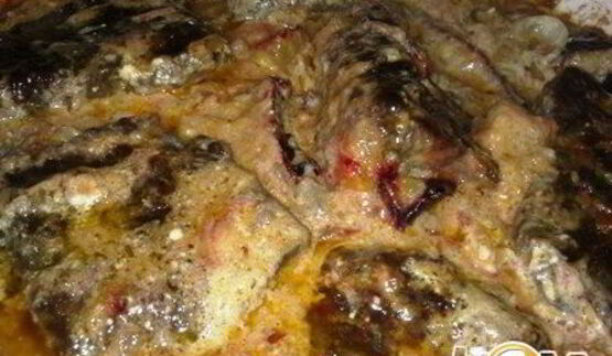 печень говяжья в имбирно-сливовом соусе