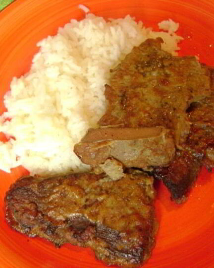 Рецепт печени говяжья жареная