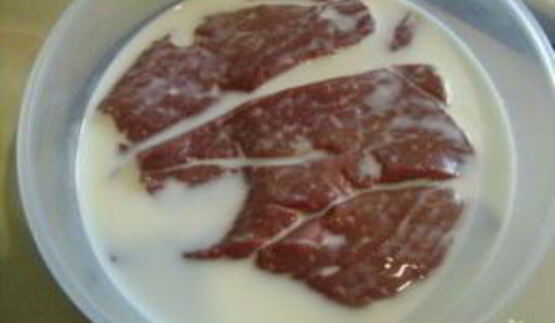 печень говяжья жареная