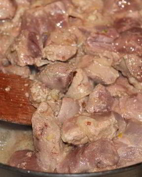 Печень с молоком