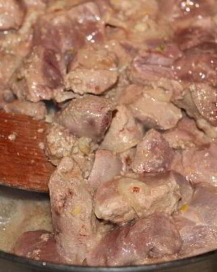 Рецепт печени с молоком