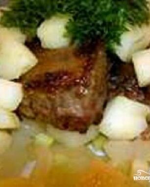 Печень телячья по-берлински