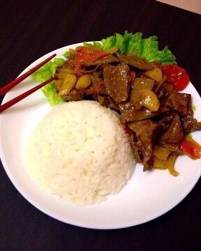 Печень в азиатском стиле