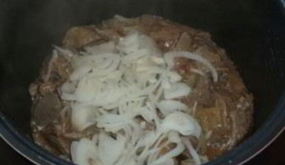 печень в сметане в мультиварке