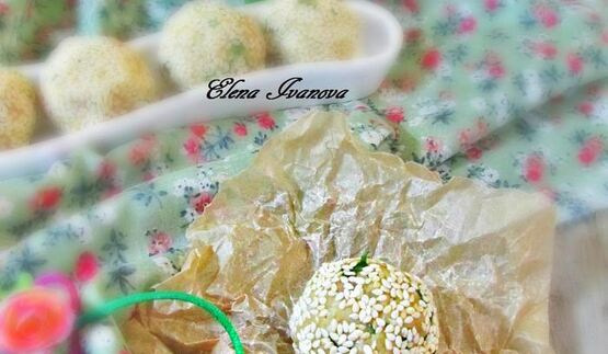 закусочные шарики с печенью трески