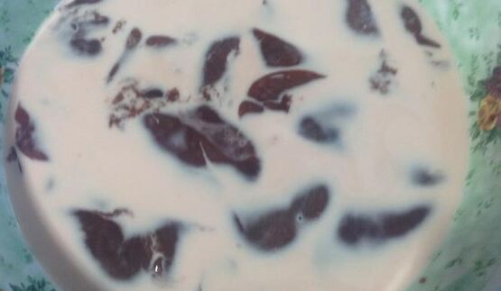 жареная фуагра с шоколадным соусом