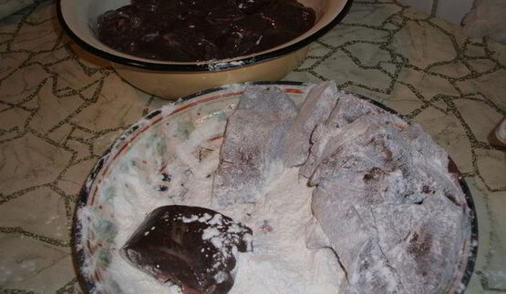 жареная печень