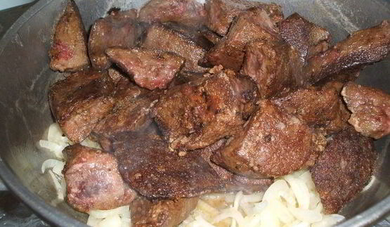 жареная печень