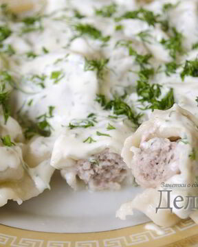 Домашние пельмени с мясом