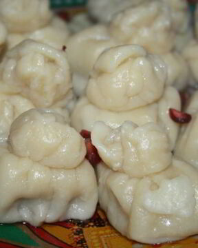 Хинкали с телятиной и бараниной