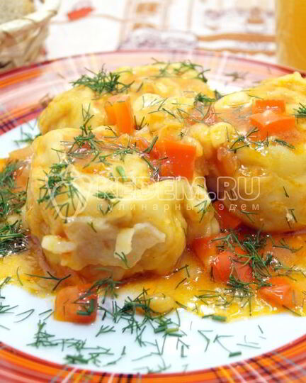 Рецепт ленивых пельменей с курицей грузины