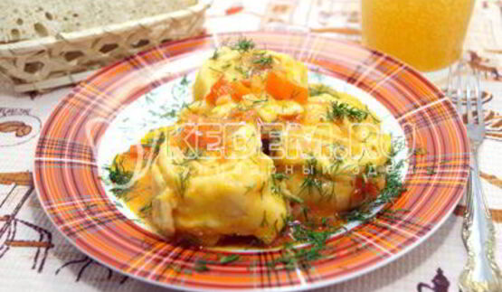 ленивые пельмени с курицей грузины