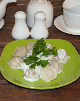 Пельмени из рисовой муки