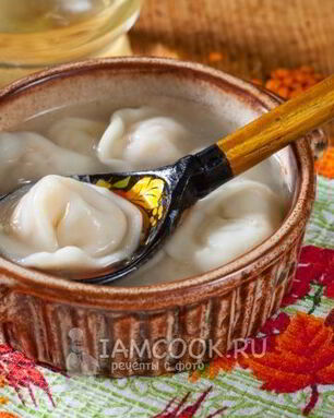 Пельмени с чечевицей