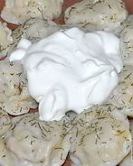 Пельмени с фаршем и квашеной капустой