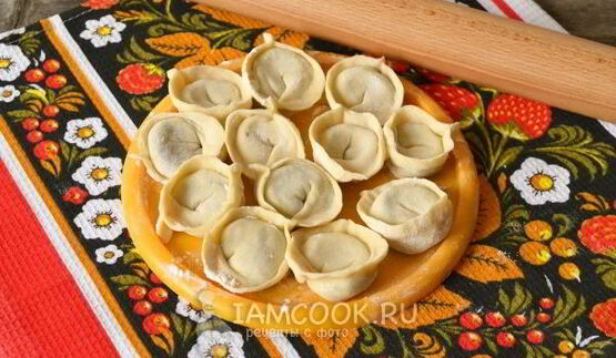 пельмени с грибами