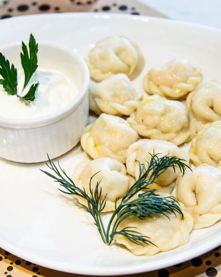 Рецепт пельменей с лососем