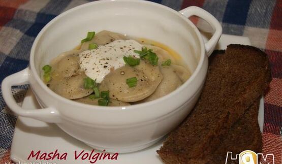 пельмени с мясом и капустой