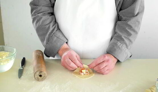 пельмени с рыбой