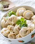 Пельмени в горшочках в микроволновке