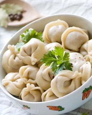 Пельмени в горшочках в микроволновке