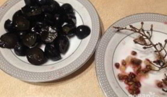 пп-пельмени с виноградом