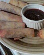 Простые куриные вонтоны трубочки