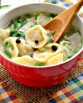 Суповые пельмешки с мясным фаршем