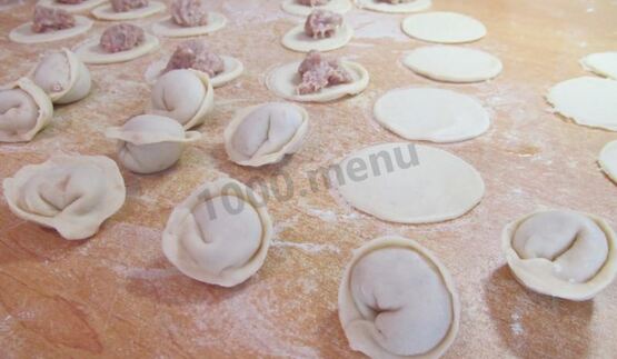свиные пельмени из свинины