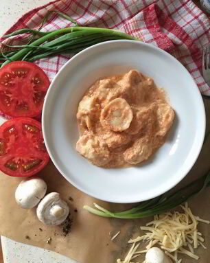 Запеченные пельмени