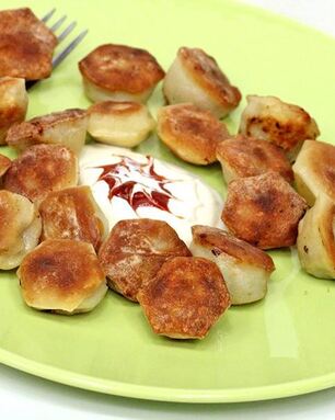 Жареные пельмени в мультиварке